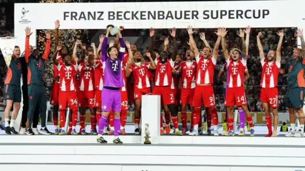 কেইন-দিয়াসের গোলে জার্মান সুপার কাপ জিতল বায়ার্ন