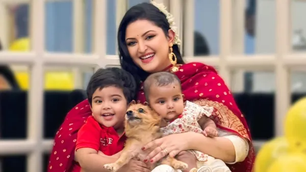 ছেলের ১০২ ডিগ্রি জ্বর, মেয়ে আইসিইউতে: পরীমণি