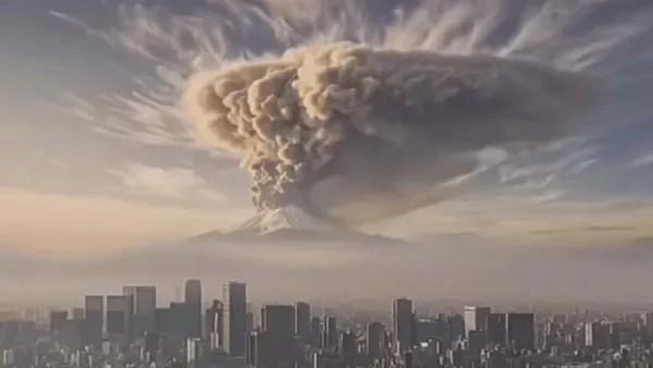 টোকিওবাসীকে সতর্ক করতে এআই দিয়ে তৈরি আগ্নেয়গিরির ভিডিও প্রকাশ