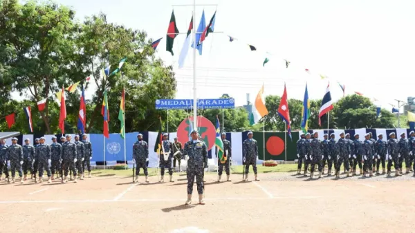 দক্ষিণ সুদানে জাতিসংঘ শান্তিরক্ষা পদক পেলেন নৌবাহিনীর ১৯৯ সদস্য 