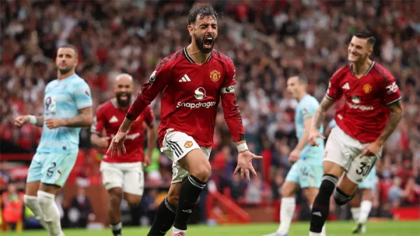 ব্রুনোর শেষের গোলে ম্যানইউর নাটকীয় জয়