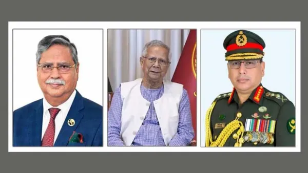 রাষ্ট্রপতি ও প্রধান উপদেষ্টার সঙ্গে সেনাপ্রধানের সাক্ষাৎ