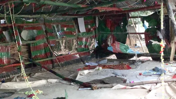 রাজশাহীতে মাইজভান্ডারীর খানকা গুঁড়িয়ে দিল জনতা