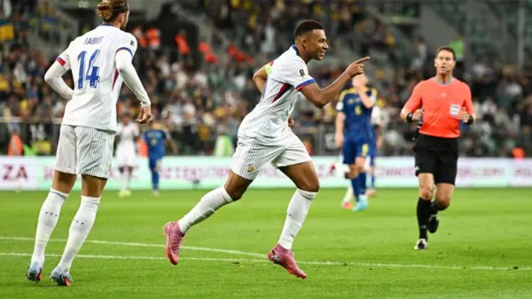ওলিসে-এমবাপ্পের গোলে ফ্রান্সের জয়