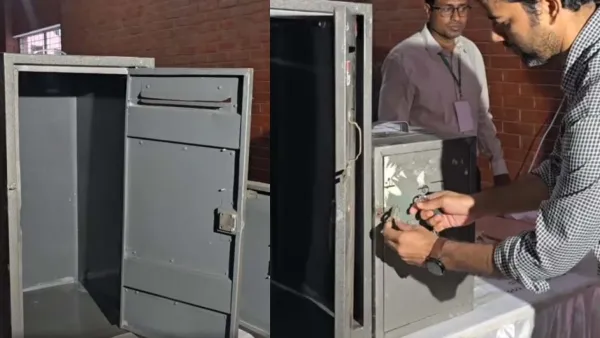 সবার উপস্থিতিতে ফাঁকা ব্যালট বাক্সে করা হয় সিলগালা