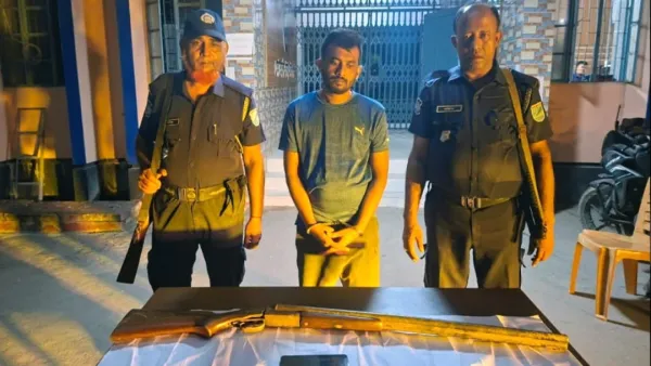 ‎অস্ত্রসহ স্বেচ্ছাসেবক দল ‎নেতা আটক