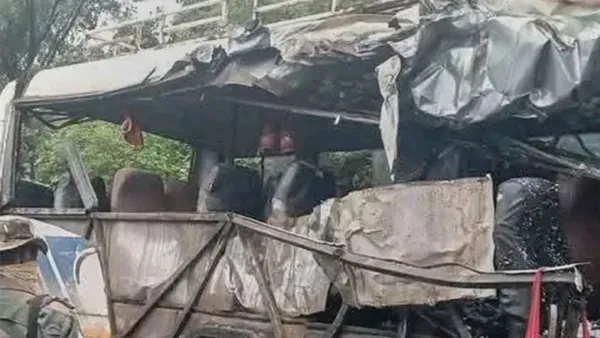 নদীতে পড়ে গেল বিয়ের বাস, নিহত ১৯