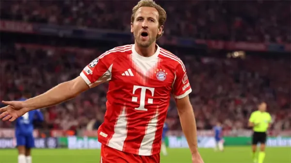 কেইনের জোড়া গোলে চেলসিকে হারিয়ে বায়ার্নের দাপুটে শুরু