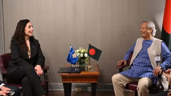 প্রধান উপদেষ্টার সঙ্গে কসোভোর প্রেসিডেন্টের বৈঠক