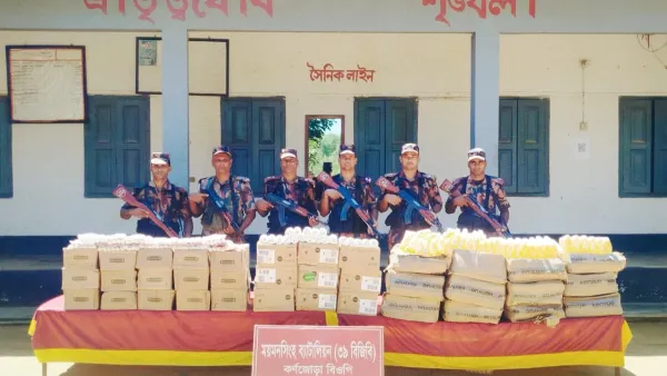 ১২ লাখ টাকার ভারতীয় কসমেটিকস ও মাদক জব্দ