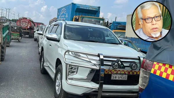 ব্রাহ্মণবাড়িয়ায় যানজটের কবলে উপদেষ্টা