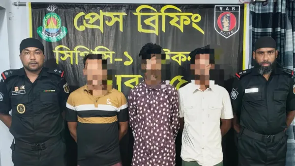 ভুক্তভোগীদের তথ্যে অভিযান চালিয়ে ৩ অপহরণকারী আটক