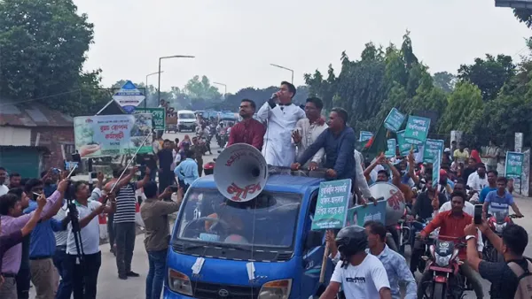 এক হাজার মোটরসাইকেল নিয়ে পঞ্চগড়ে সারজিসের লংমার্চ