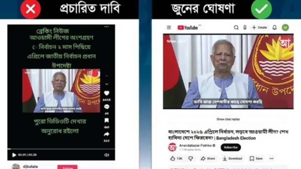 প্রধান উপদেষ্টার বক্তব্য নিয়ে বিভ্রান্তি সৃষ্টির অপচেষ্টা