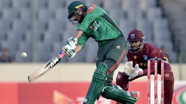 মিরপুরে ঝড় তুলে রিশাদের রেকর্ড