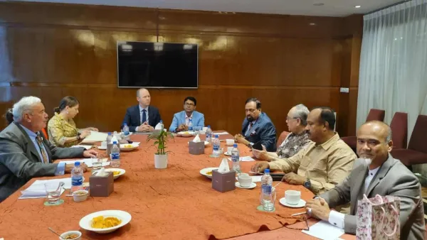 আইআরআই প্রতিনিধিদলের সঙ্গে জাতীয় পার্টির বৈঠক