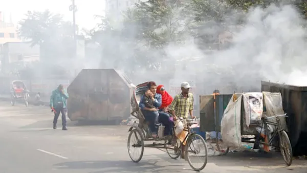 ছুটির দিনেও ‘অস্বাস্থ্যকর’ ঢাকার বাতাস