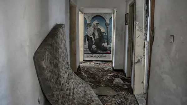 ইয়াসির আরাফাতের গাজার বাড়ি এখন বাস্তুচ্যুতদের আশ্রয়