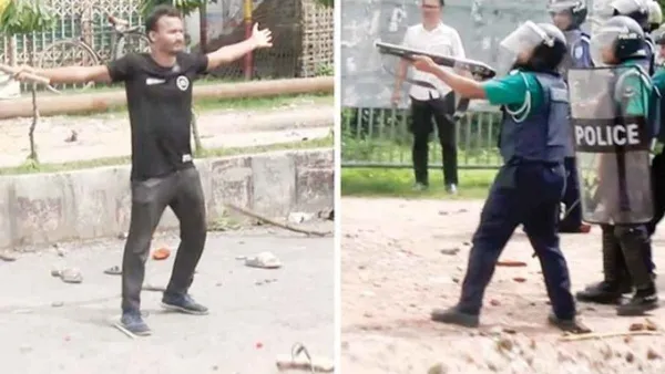 আবু সাঈদ শহীদ হন পুলিশের গুলিতে 