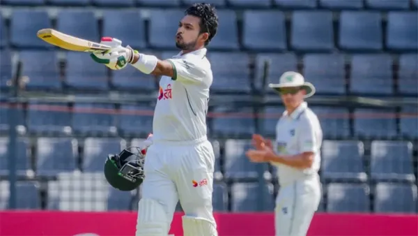 অষ্টম সেঞ্চুরি করে শান্তর বিদায়