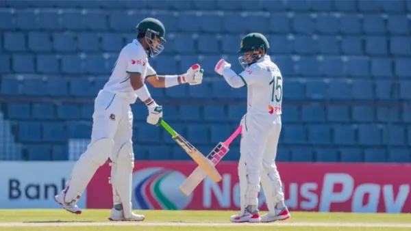 ৫৮৭ রানে ইনিংস ঘোষণা বাংলাদেশের