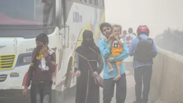 দূষিত বাতাসে স্বাস্থ্যঝুঁকিতে ঢাকা