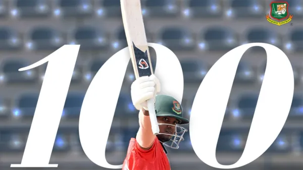 ৩৫ বলের সেঞ্চুরিতে ইতিহাস গড়লেন বাংলাদেশের হাবিবুর