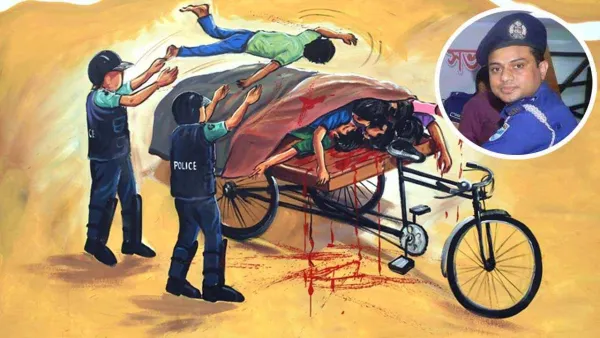 লাশগুলোয় পেট্রল ঢেলে জ্বালিয়ে দেওয়া হয়