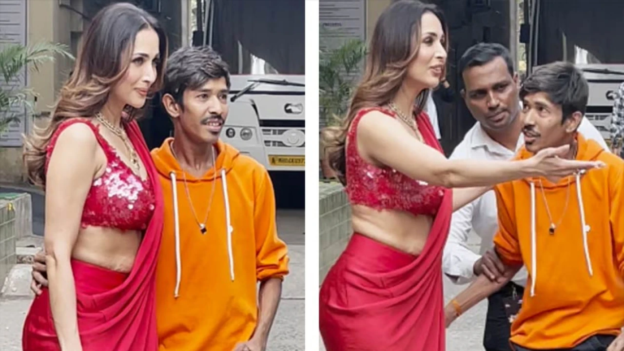ছবি তুলতে এসে মালাইকার কোমরে হাত, কী করলেন অভিনেত্রী?