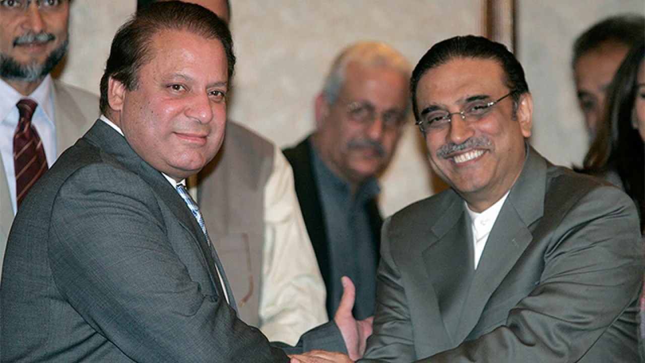 সরকার গঠনে নওয়াজ-জারদারি বৈঠক