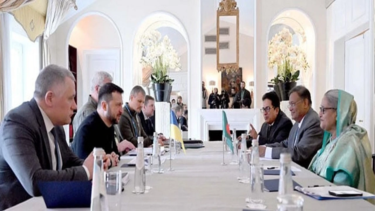 ইউক্রেনের প্রেসিডেন্টের সঙ্গে শেখ হাসিনার বৈঠক