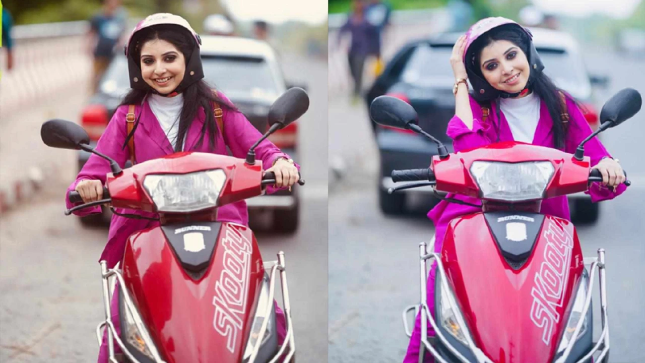 যে কারণে বাইক চালানো শিখলেন পড়শী