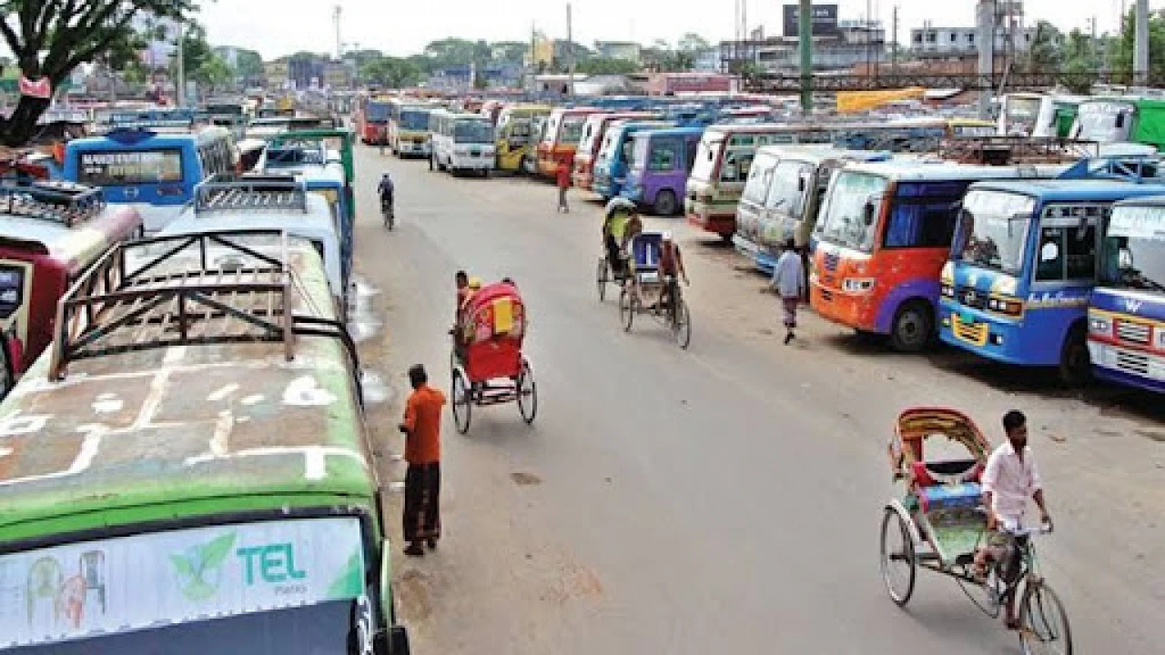 সিলেটে অনির্দিষ্টকালের পরিবহন ধর্মঘট চলছে