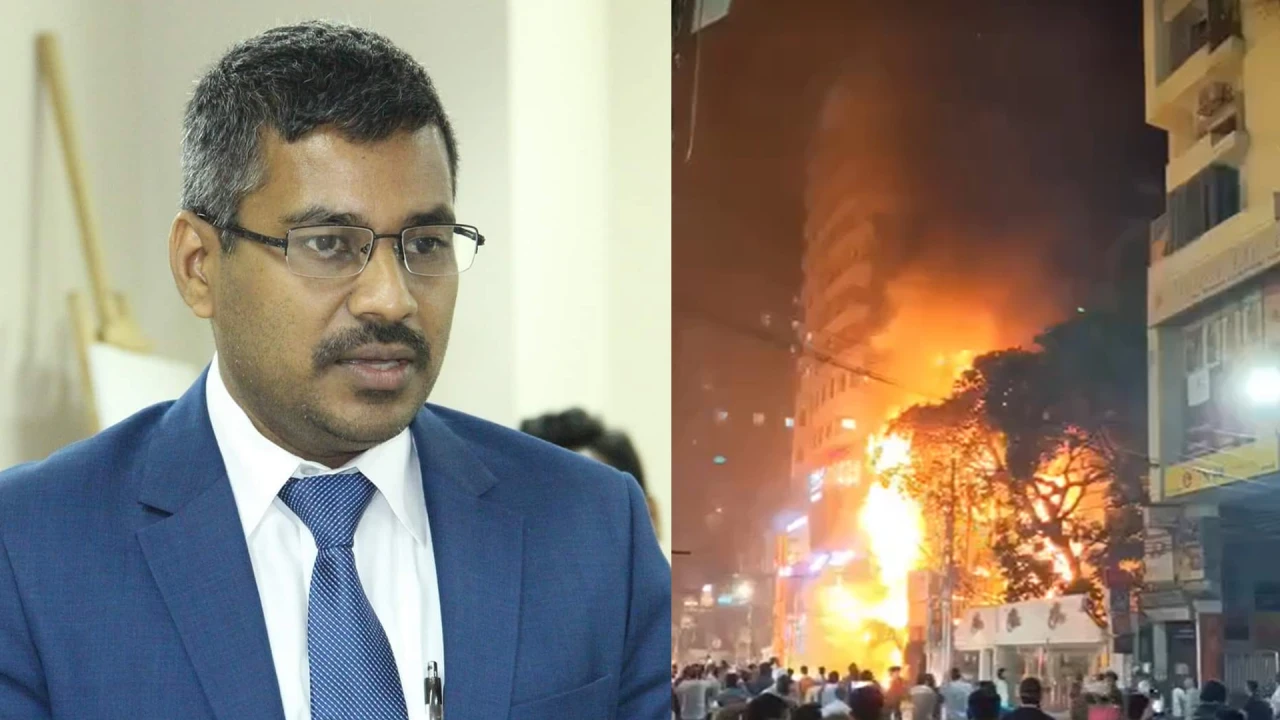 বেইলি রোডে আগুন: উদ্ধারের পর অধ্যাপক লিখলেন ‘আলহামদুলিল্লাহ’