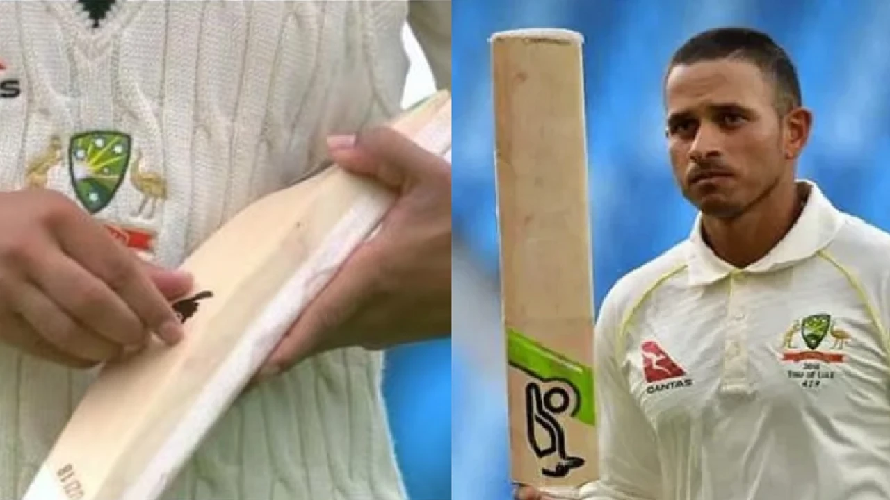 এবার মাঠেই ব্যাট থেকে ‘শান্তির প্রতীক’ তুলে ফেলতে হলো খাজাকে