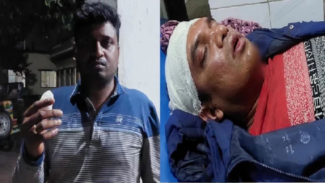 গভীর রাতে পুলিশের গাড়িতে ডাকাতের হামলা, আহত ৩