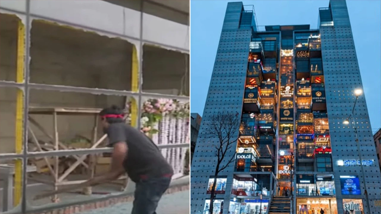 গাউছিয়া টুইন পিকের রুফটপ রেস্তোরাঁ ভেঙে দিল রাজউক