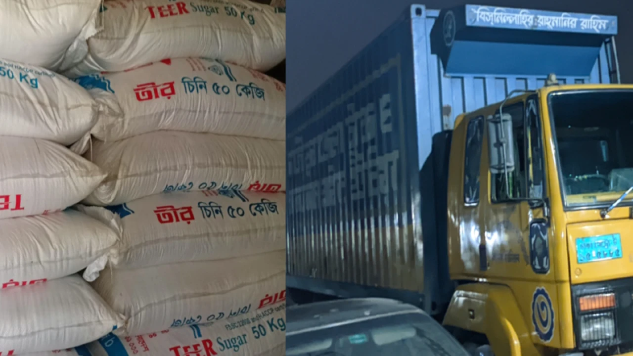 ৩৪০ বস্তা ভারতীয় চিনি জব্দ, গ্রেপ্তার ১