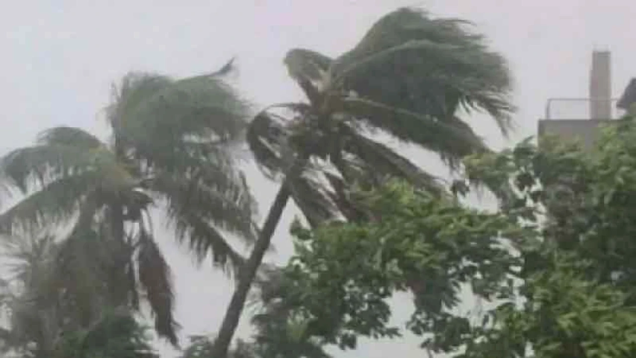 যেসব অঞ্চলে ৬০ কিমি বেগে ঝড় হতে পারে