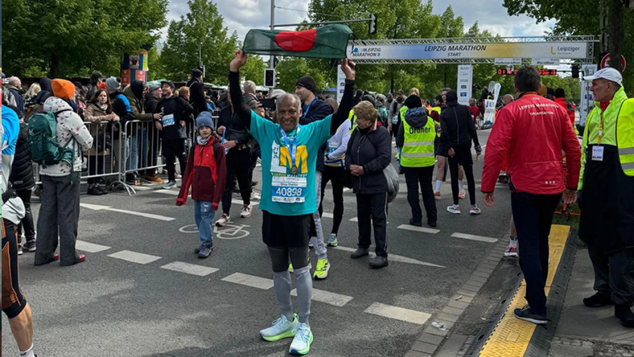 লাইপজিগ ম্যারাথনে জার্মানি প্রবাসী শিব শংকর