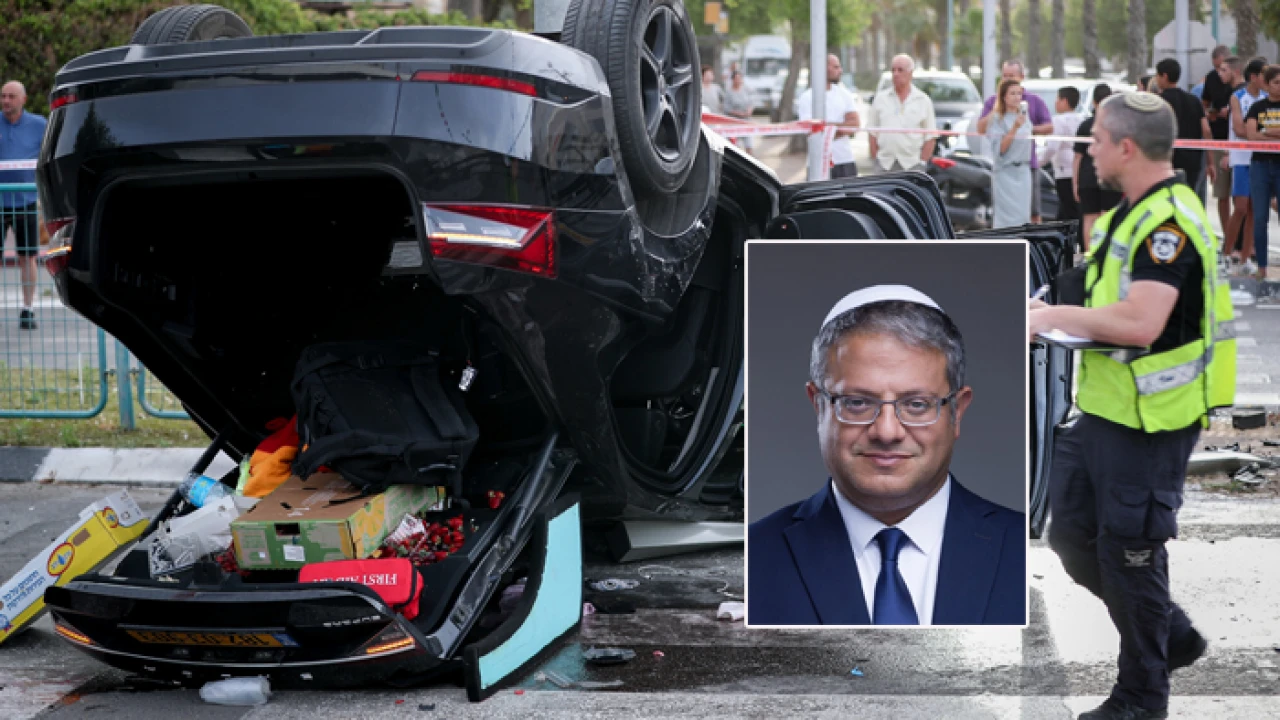 সড়ক দুর্ঘটনায় ইসরায়েলের জাতীয় নিরাপত্তামন্ত্রী আহত