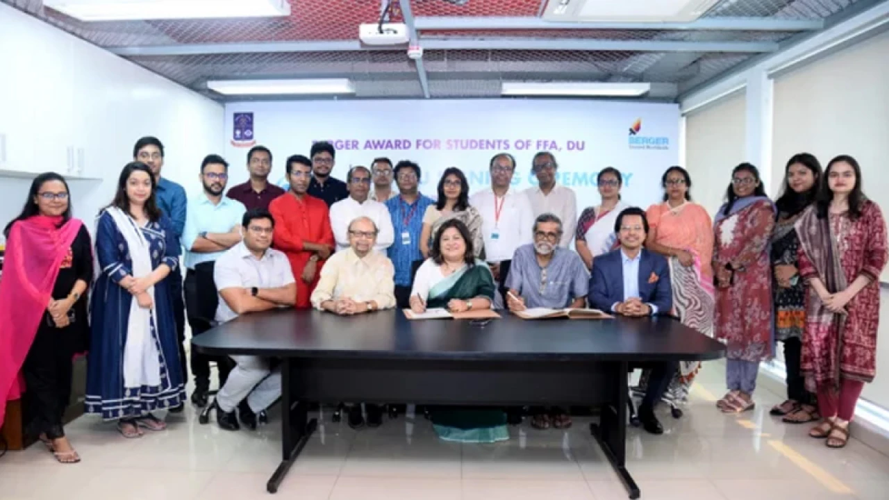 ঢাবি চারুকলার সঙ্গে চুক্তি নবায়ন বার্জার পেইন্টসের