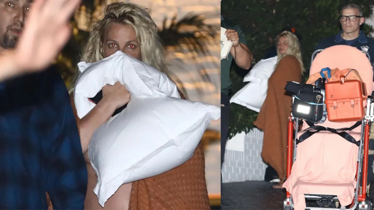 অর্ধনগ্ন হয়ে হোটেল থেকে বের হলেন ব্রিটনি স্পিয়ার্স