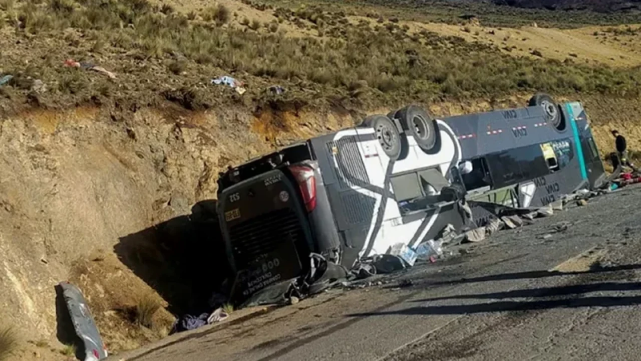 পেরুতে বাস উল্টে নিহত ১৬