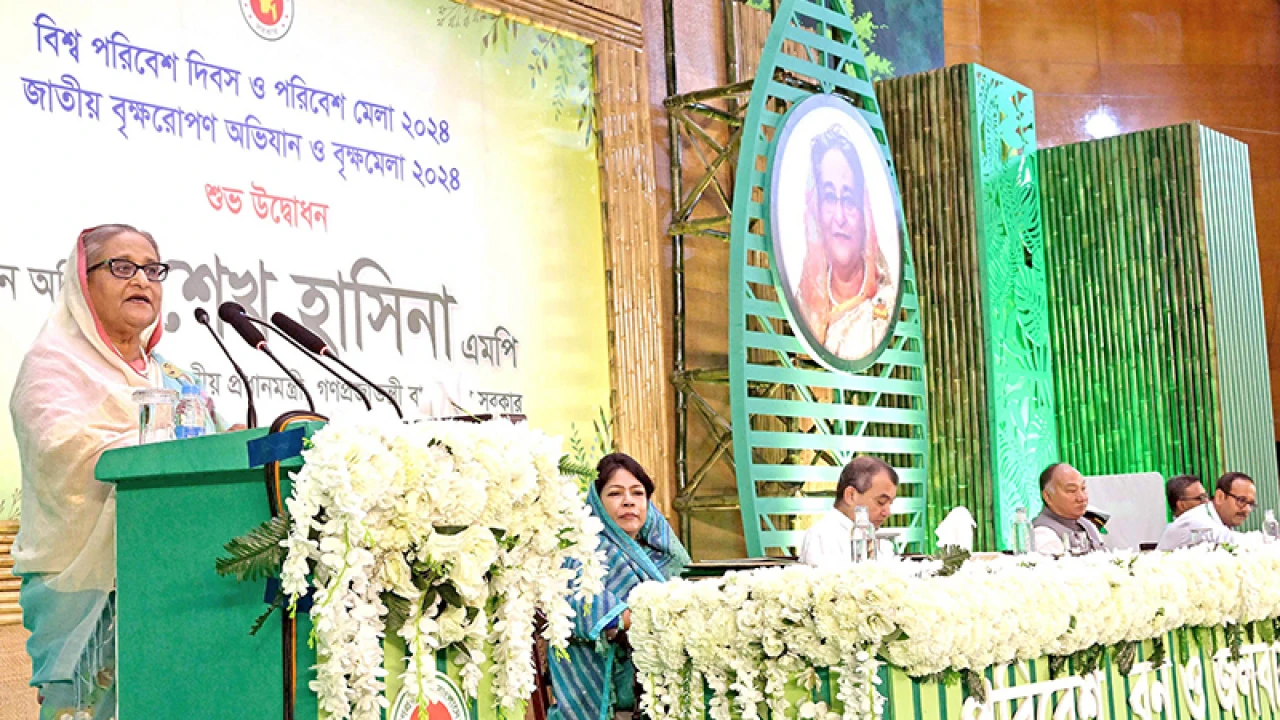 বাসা-অফিসের ফাঁকা জায়গায় গাছ লাগাতে বললেন প্রধানমন্ত্রী