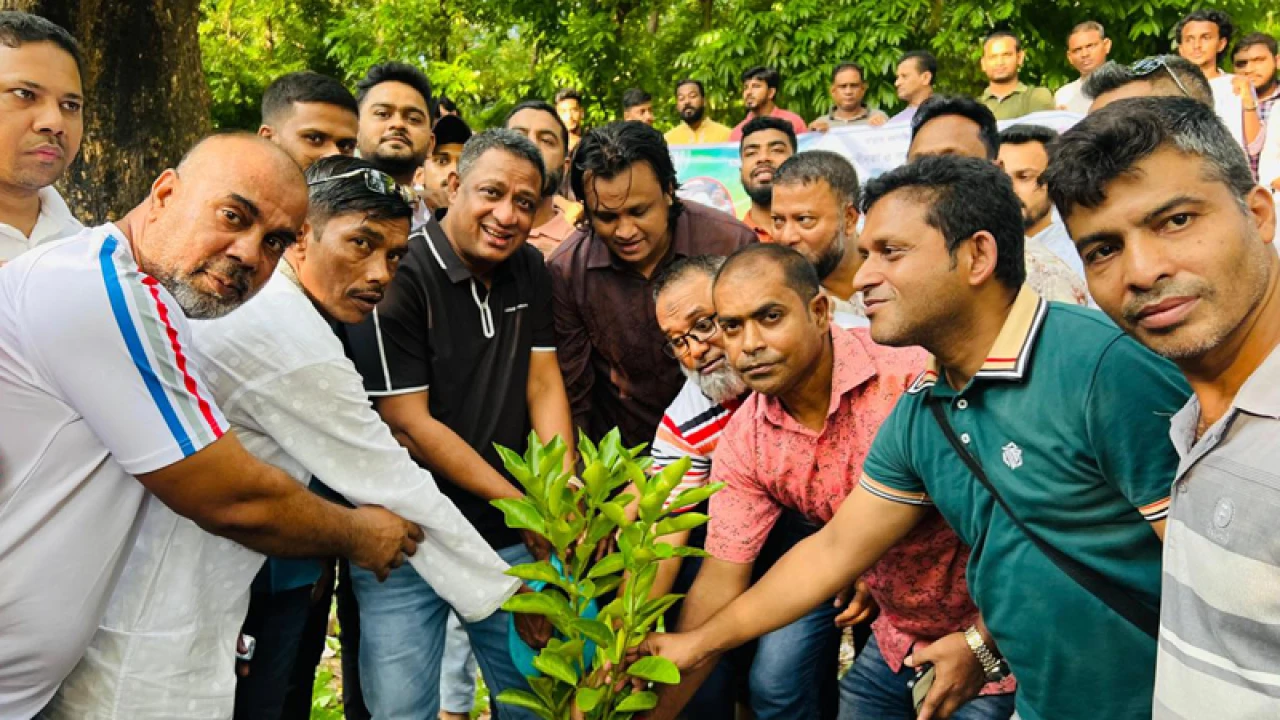 আওয়ামী লীগের প্রতিষ্ঠাবার্ষিকী উপলক্ষে বৃক্ষরোপণ কর্মসূচি