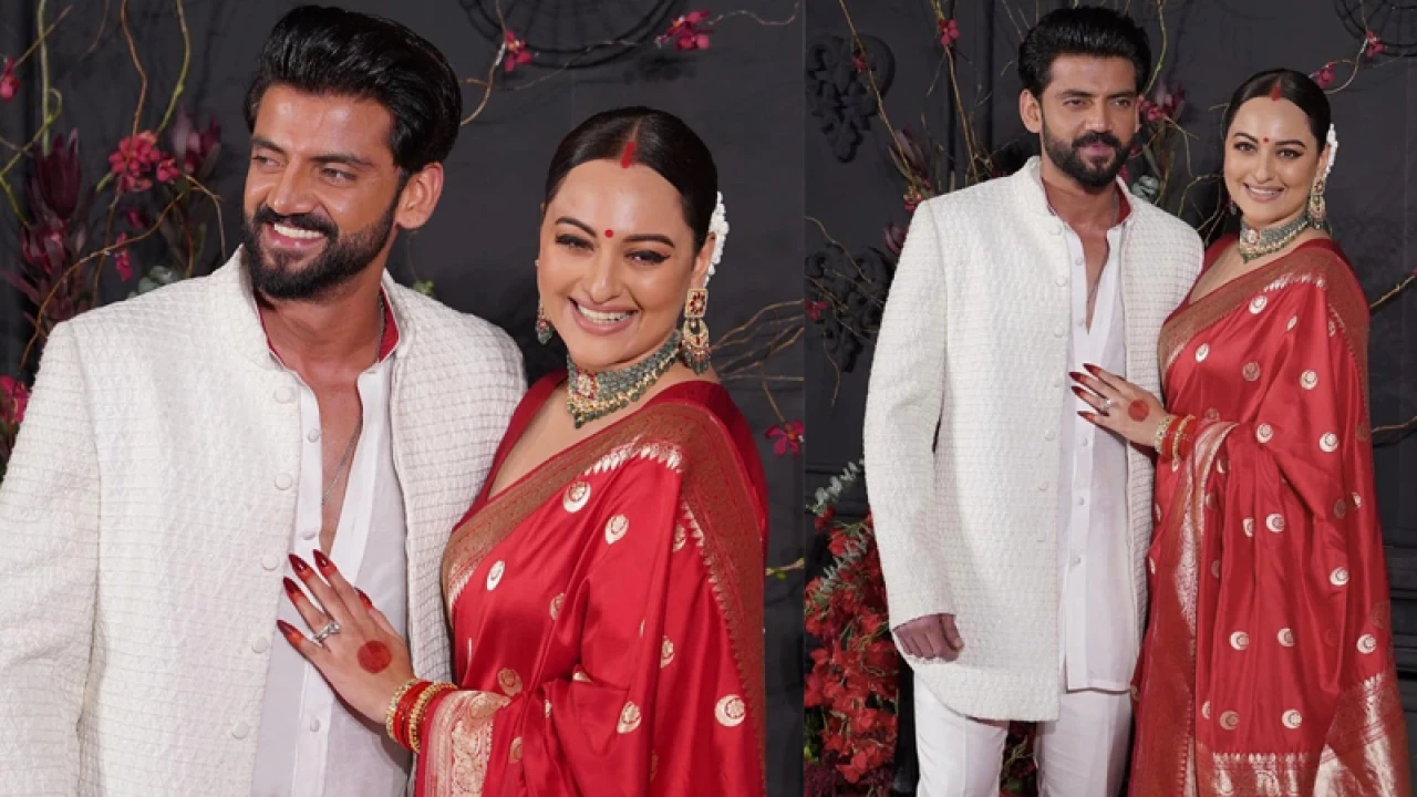 বিয়ের ছবি প্রকাশ করলেন সোনাক্ষী সিনহা