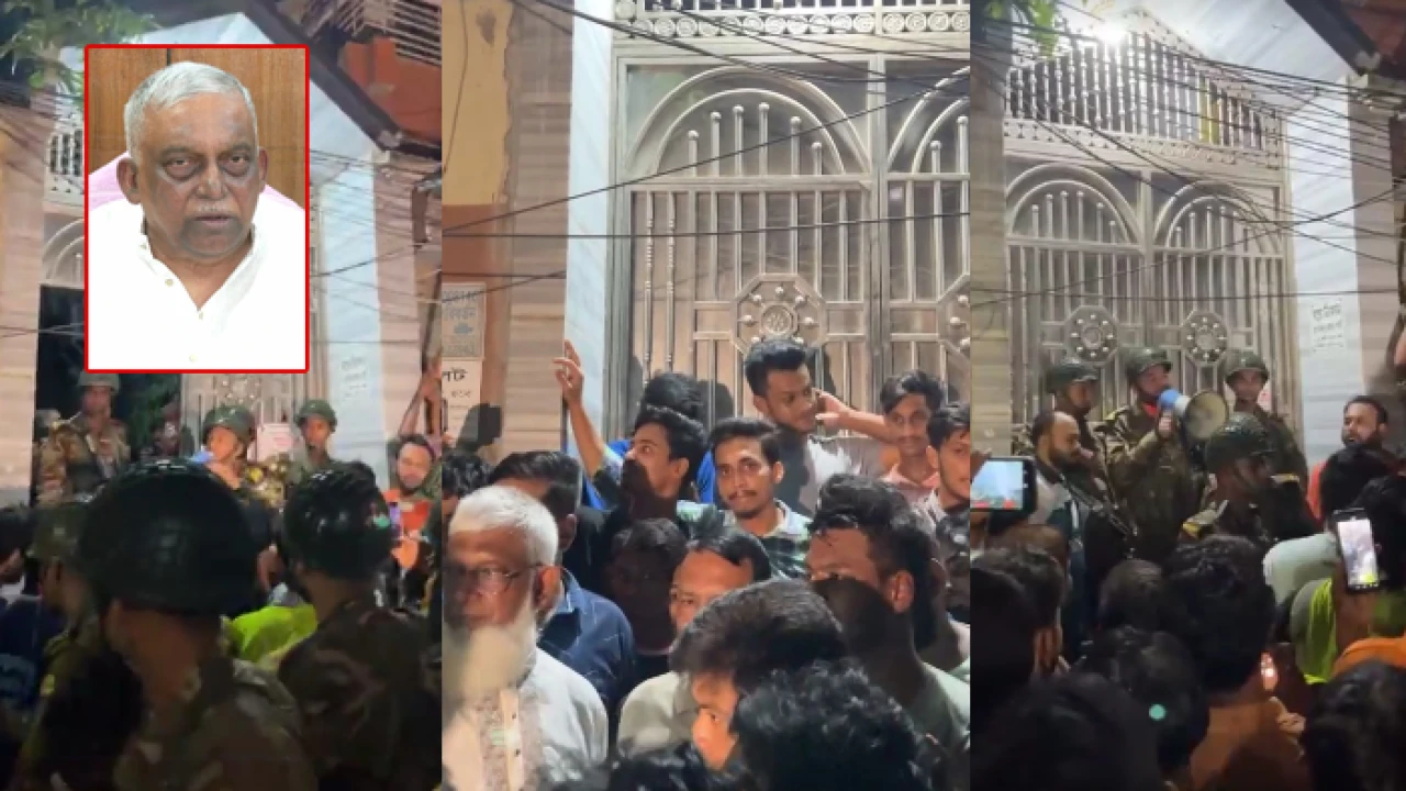 সাবেক স্বরাষ্ট্রমন্ত্রী আছেন ‘সন্দেহে’ বাড়ি ঘেরাও, সেনাবাহিনীর তল্লাশি