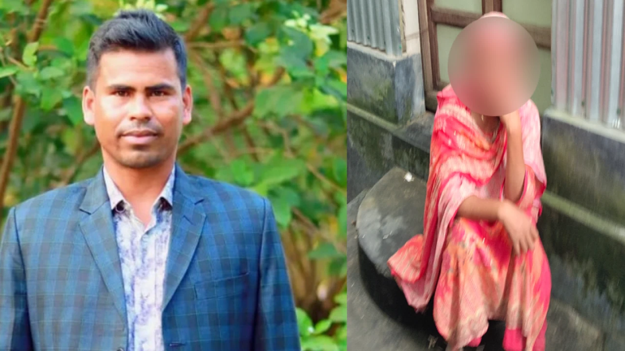 বিয়ের দাবিতে আনসার সদস্যের বাড়িতে নারীর অনশন