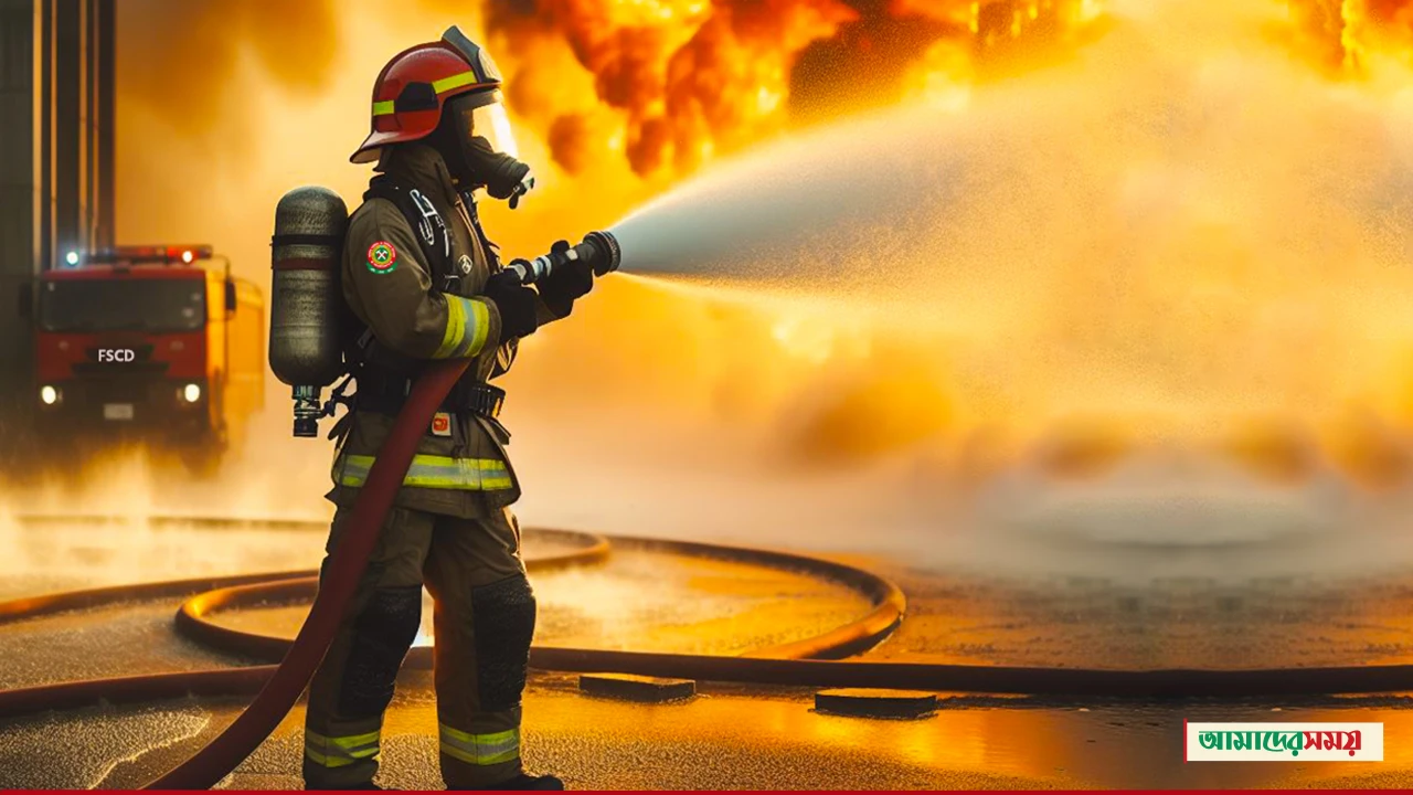ধানমন্ডিতে বহুতল ভবনে আগুন, নিয়ন্ত্রণে ৬ ইউনিট